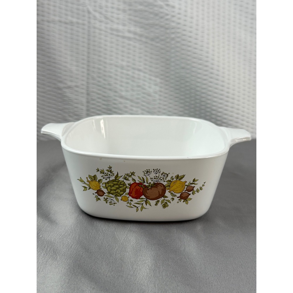 Vintage Corning Ware Spice of Life Miniโ Casserole Dish P-43-B No Lid 2 3/4 cup